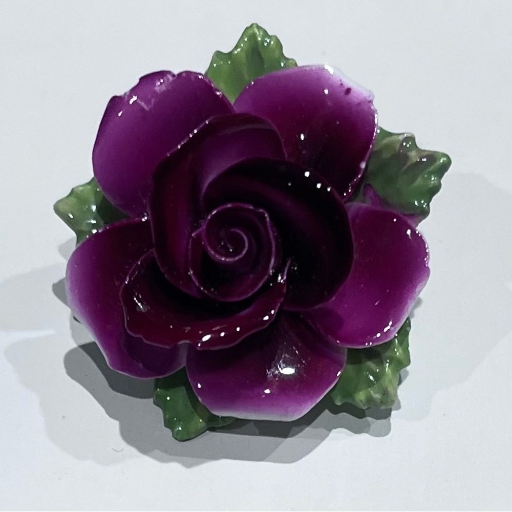 Vintage Rose Pin Thorley Bone China Made In England